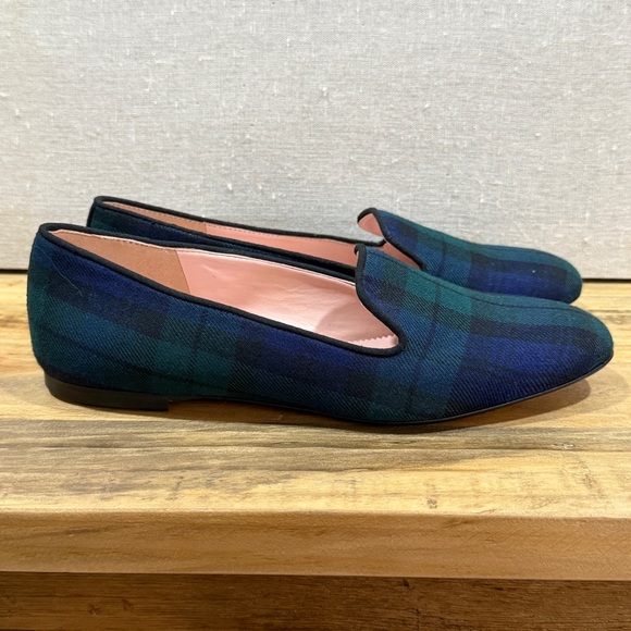 J.Crew Smoking Loafer Blackwatch Tartan Plaid Size 6 - Picture 2 of 8